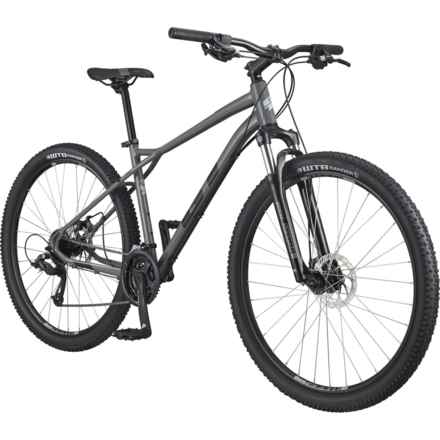 GT Aggressor Comp Mountain Bike - Small, 27.5” (For Men) in Wet Cement