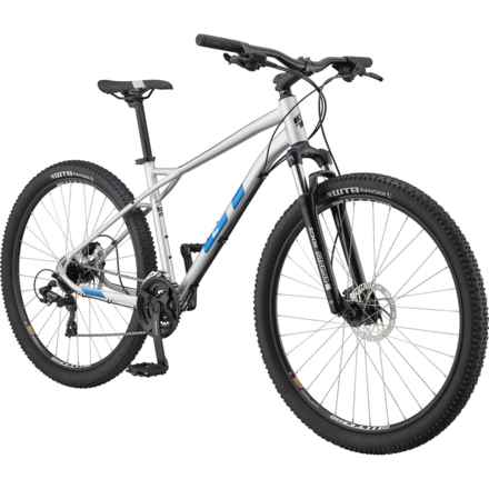 GT Aggressor Expert Mountain Bike - Extra Large, 29” (For Men) in Silver