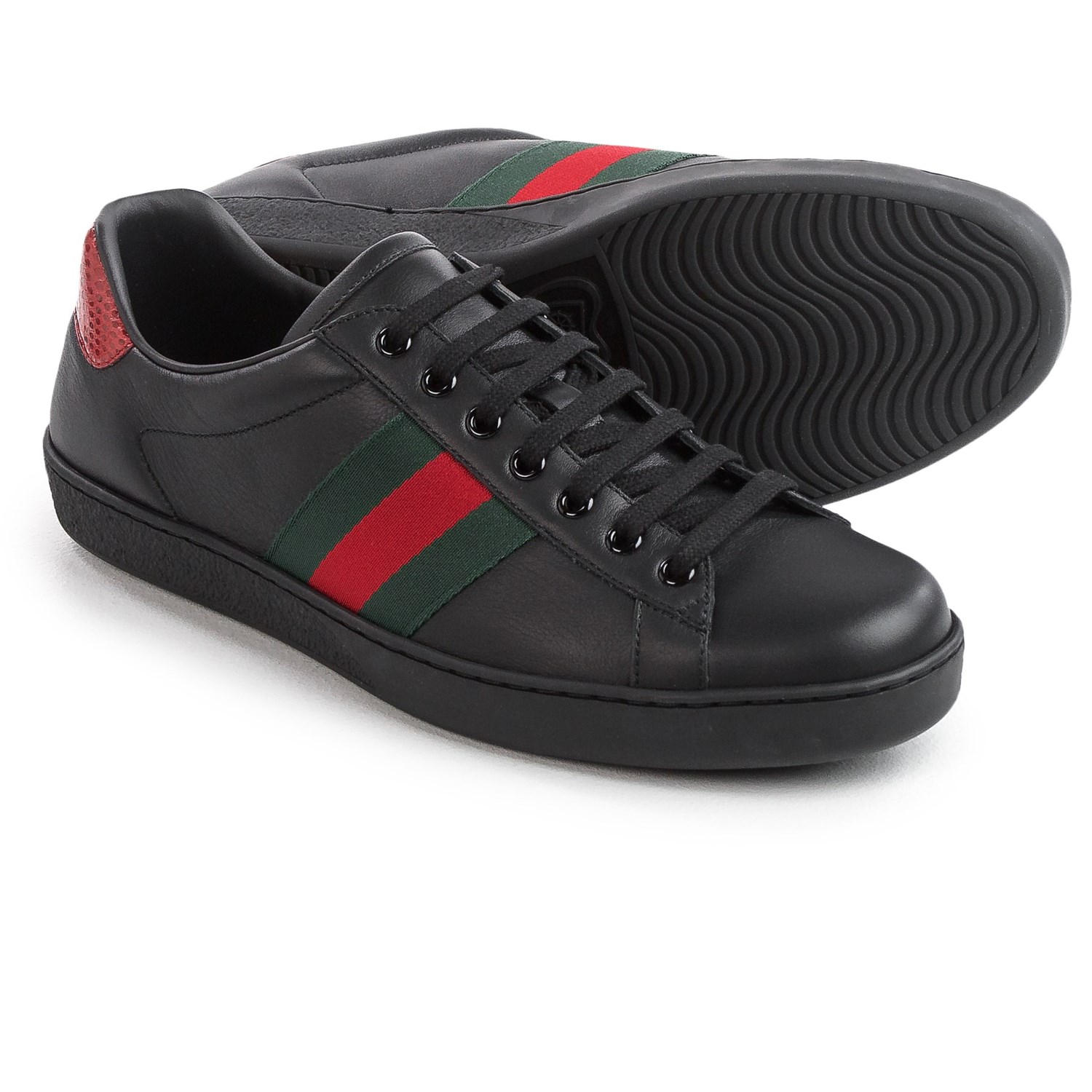 black gucci mens sneakers