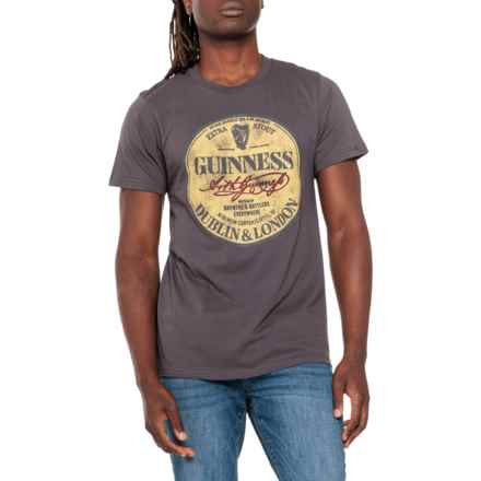 GUINNESS Dublin and London T-Shirt - Short Sleeve in Charcoal Heather