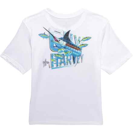 Guy Harvey Big Boys Graphic T-Shirt - Short Sleeve in Bright White