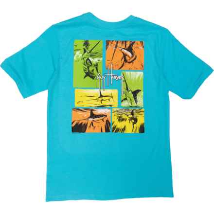 Guy Harvey Big Boys Graphic T-Shirt - Short Sleeve in Scuba Blue