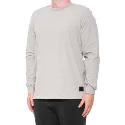 Gymshark Retake Crew Shirt - Long Sleeve in Taupe Grey