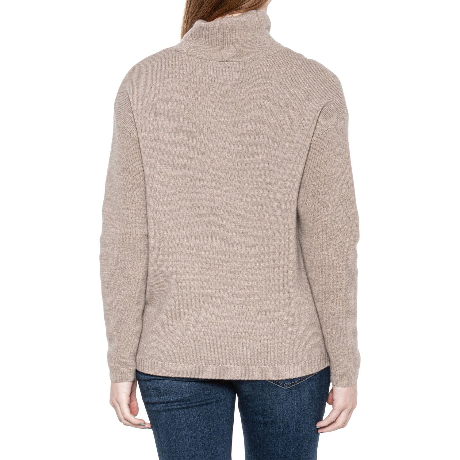 Men's Merino Wool Sweater with Drawcords