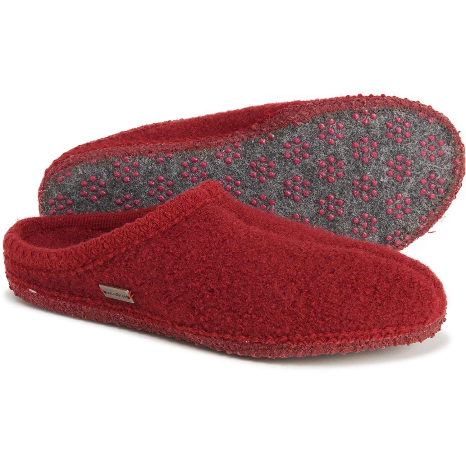 haflinger wool slippers womens