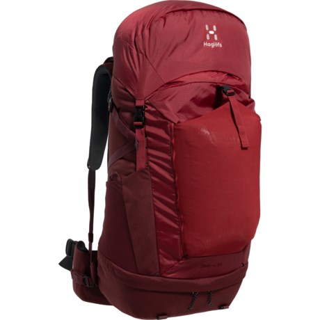 Haglofs Ströva 65 L Backpack in Brick Red/Light Maroon Red