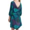 7491K_2 Halston Heritage Silk Dress - 3/4 Sleeve (For Women)