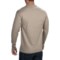 102WC_2 Hanes Beefy-T Heathered Henley Shirt - Long Sleeve (For Men and Big Men)