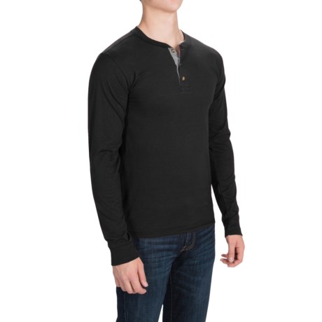 Hanes ComfortBlend Henley Shirt – Long Sleeve (For Men and Big Men)