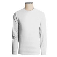 Hanes Heavyweight Cotton T-Shirt - Long Sleeve (For Men and Women) in White - 2nds