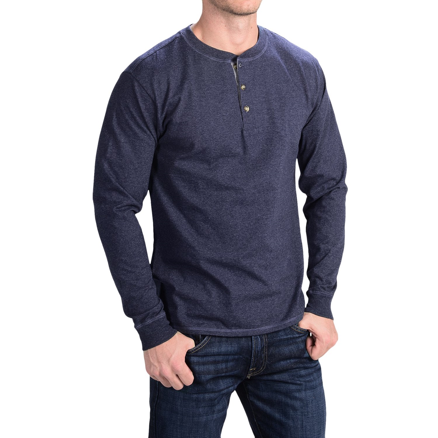 Hanes Henley T-Shirt (For Men) - Save 58%