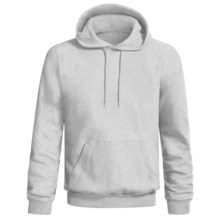 Hanes Printpro Cotton-Rich Fleece Pullover Hoodie Sweatshirt (For Men and Women) in Ash - 2nds