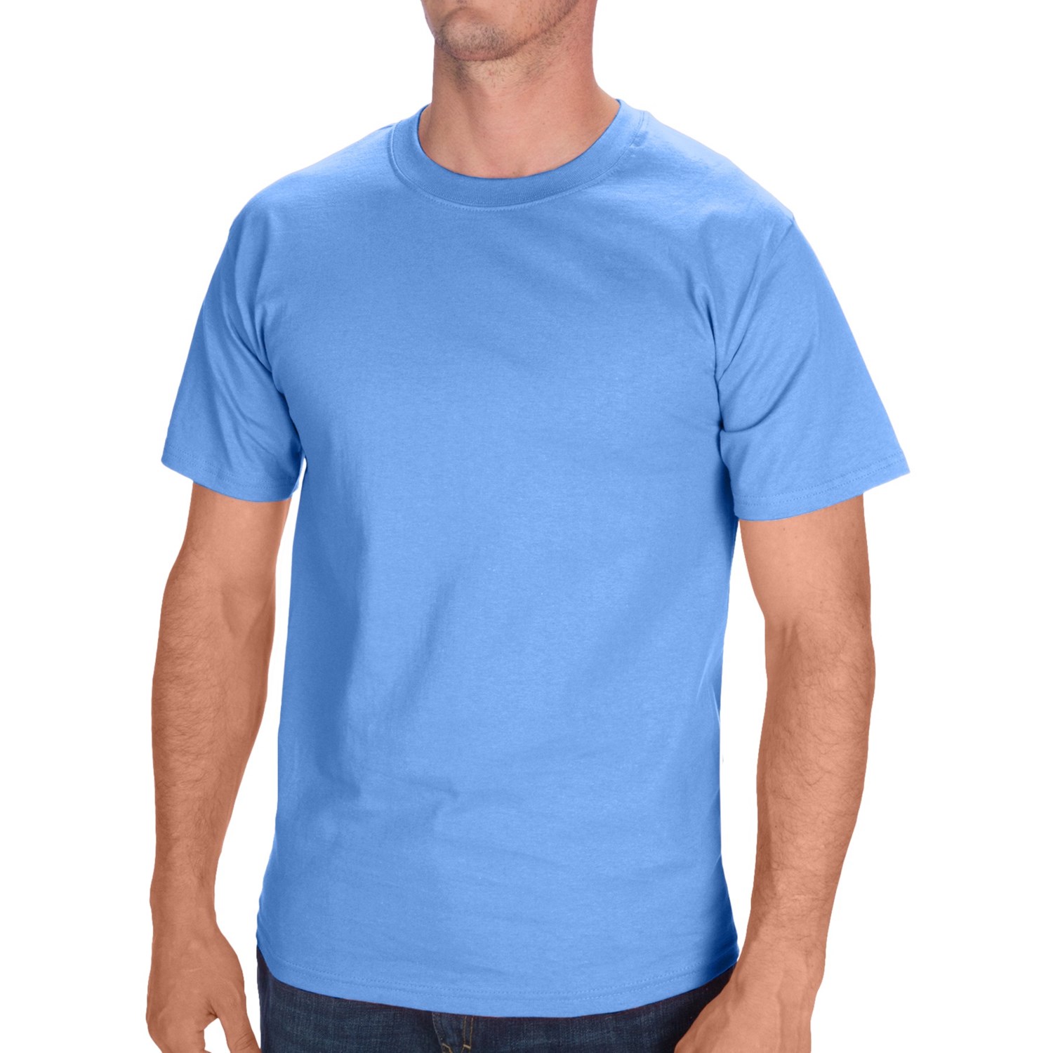 Hanes Tagless Cotton T Shirt   Short Sleeve (For Men and Women)   Save 