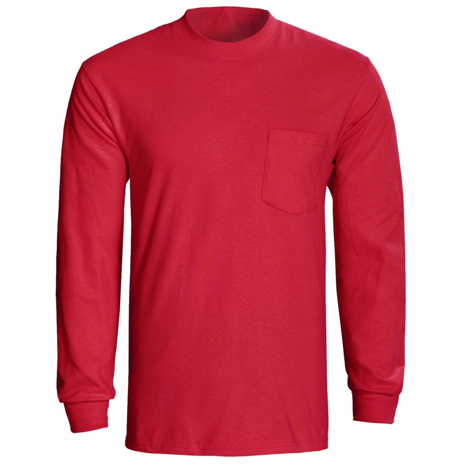 Hanes Tagless Pocket T-Shirt - Long Sleeve (For Men and Women) - Save 30%