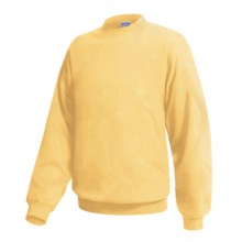Hanes Ultimate Cotton Crew Fleece Sweatshirt  (For Men and Women) in Yellow - 2nds