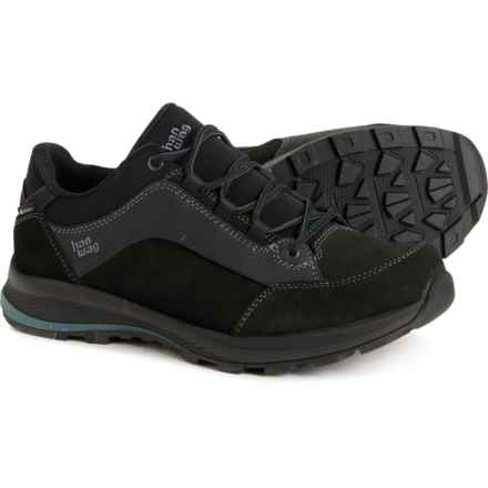 Hanwag Banks Low Bunion Gore-Tex® Hiking Shoes - Waterproof, Leather (For Men) in Black/Dusk