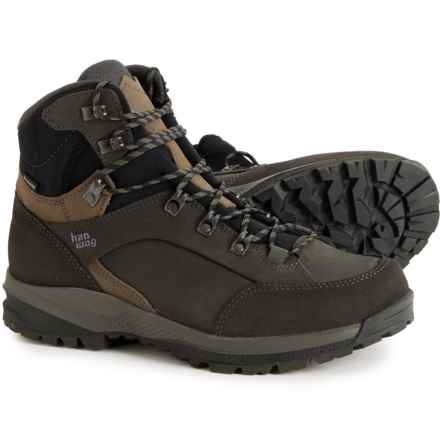 Hanwag Banks SF Extra Gore-Tex® Hiking Boots - Waterproof, Nubuck (For Men) in Asphalt/Light Brown