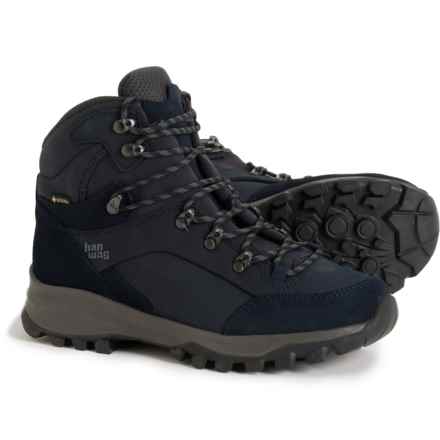 Hanwag Banks Snow Lady Gore-Tex® Hiking Boots - Waterproof, Leather (For Women) in Navy/Asphalt