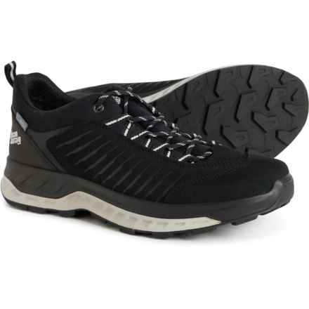 Hanwag Blueridge Low ES Hiking Shoes - Waterproof, Leather (For Men) in Black/L.Grey