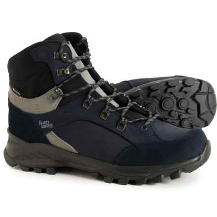 Hanwag Made in Europe Alta Bunion II Gore-Tex® Hiking Boots - Waterproof, Nubuck (For Men) in Navy/Grey