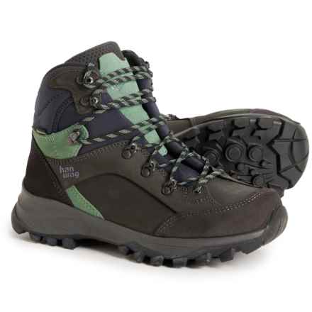 Hanwag Made in Europe Altra Bunion II Gore-Tex® Hiking Boots - Waterproof (For Women) in Asphalt/Mint