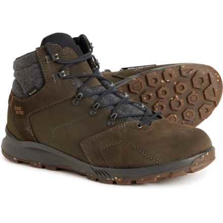 Hanwag Made in Europe Araio Mid Gore-Tex® Hiking Boots - Waterproof (For Men) in Sepia/ Asphalt