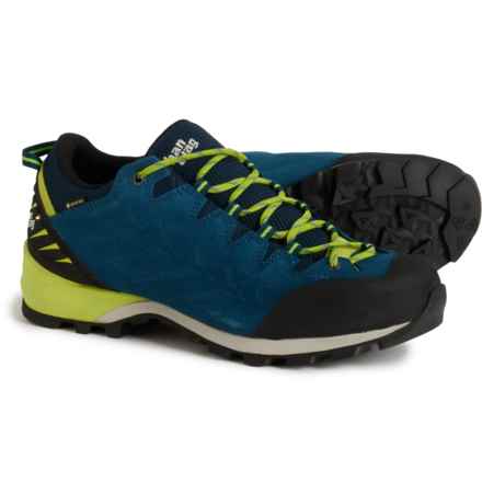 Hanwag Made in Europe Makra Pro Low Gore-Tex® Hiking Shoes - Waterproof (For Men) in Seablue/Sulphur