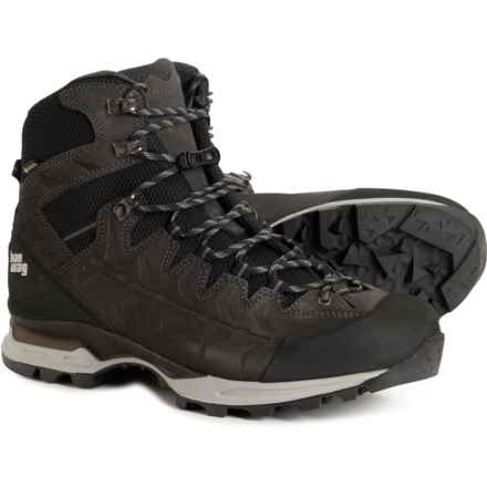 Hanwag Made in Europe Makra Trek Gore-Tex® Hiking Boots - Waterproof, Suede (For Men) in Asphalt/Light Grey