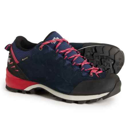 Hanwag Made in Europe Makra Trek Gore-Tex® Hiking Boots - Waterproof, Suede (For Women) in Navy/Pink