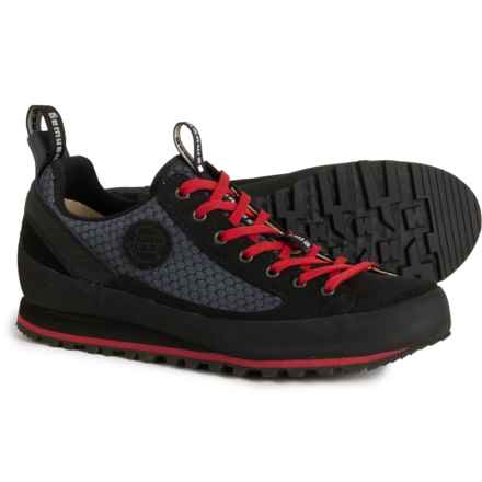 Hanwag Made in Europe Rotpunkt Hiking Shoes - Leather (For Men) in Black/Red