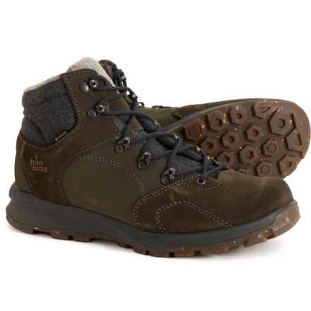 Hanwag Made in Europe Tolva Mid Gore-Tex® Hiking Boots - Waterproof, Nubuck (For Women) in Sepia/ Asphalt