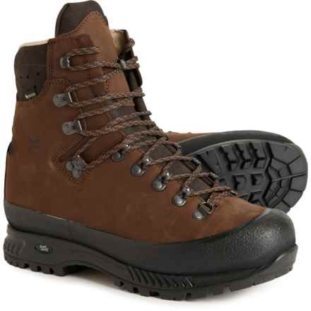 Hanwag Made in Germany Alaska Gore-Tex® Hiking Boots - Waterproof, Nubuck, Wide Width (For Men) in Erde/Brown