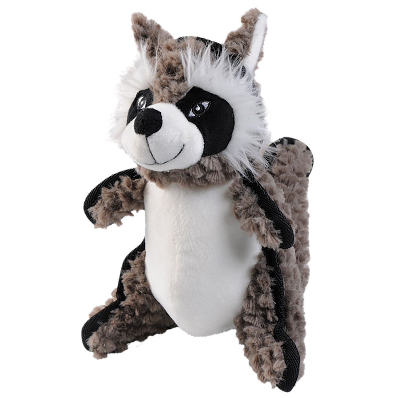 Happy Tails Ruffs Raccoon Dog Toy - Squeaker - Save 49%