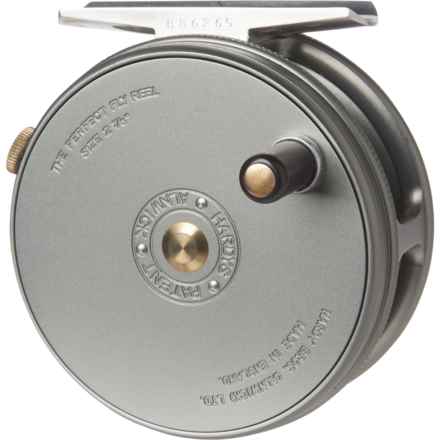 Hardy Made in England Narrow Spool Perfect Fly Reel - 2 7/8”, Left Hand in Gun Metal