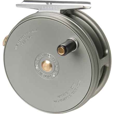 Hardy Made in England Narrow Spool Perfect Fly Reel - 3-1/8”, Left Hand in Silver
