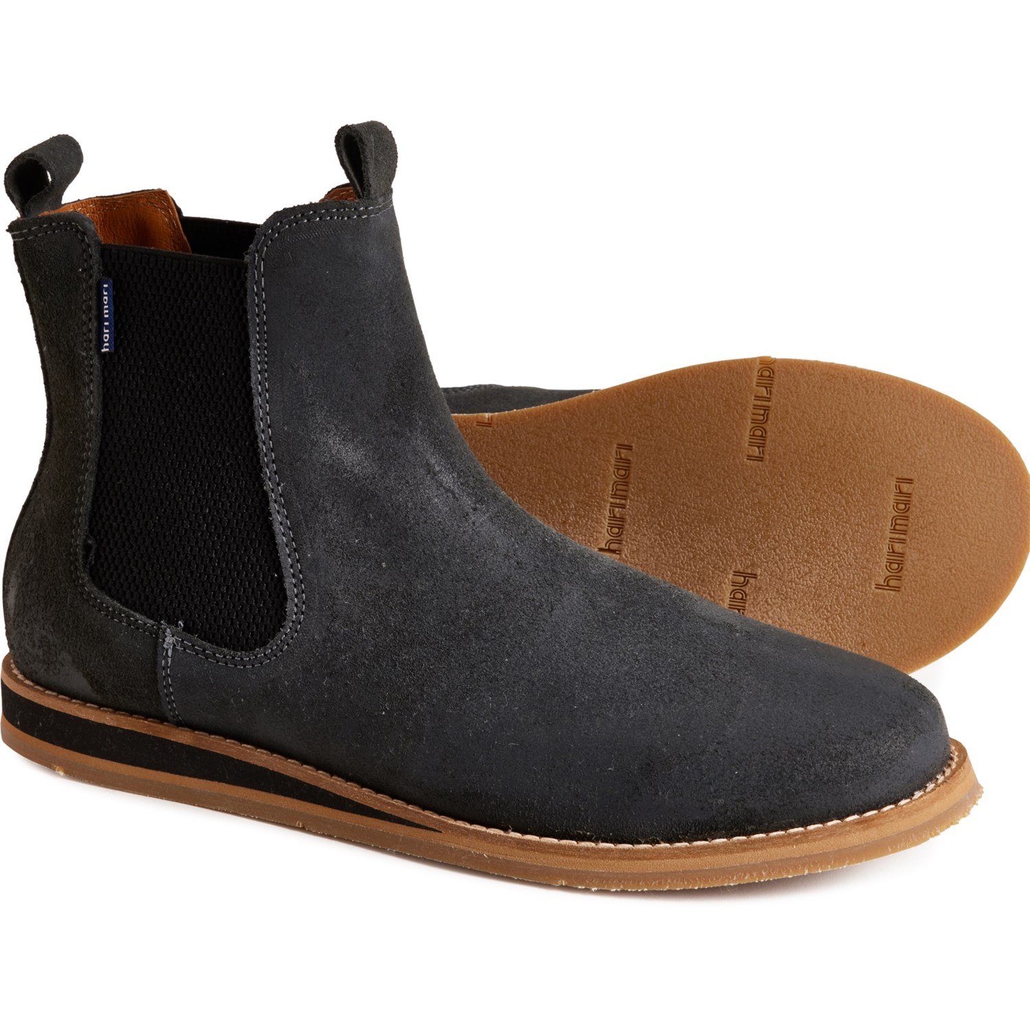 Charcoal chelsea boots mens best sale