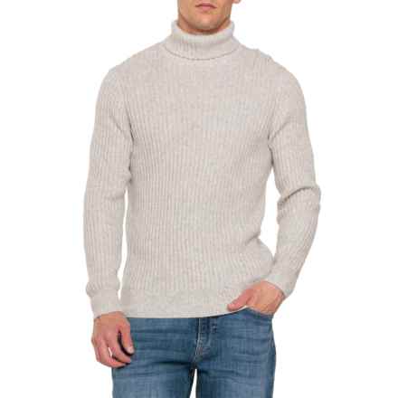 Harrison Davis Turtleneck Sweater in Light Heather Grey