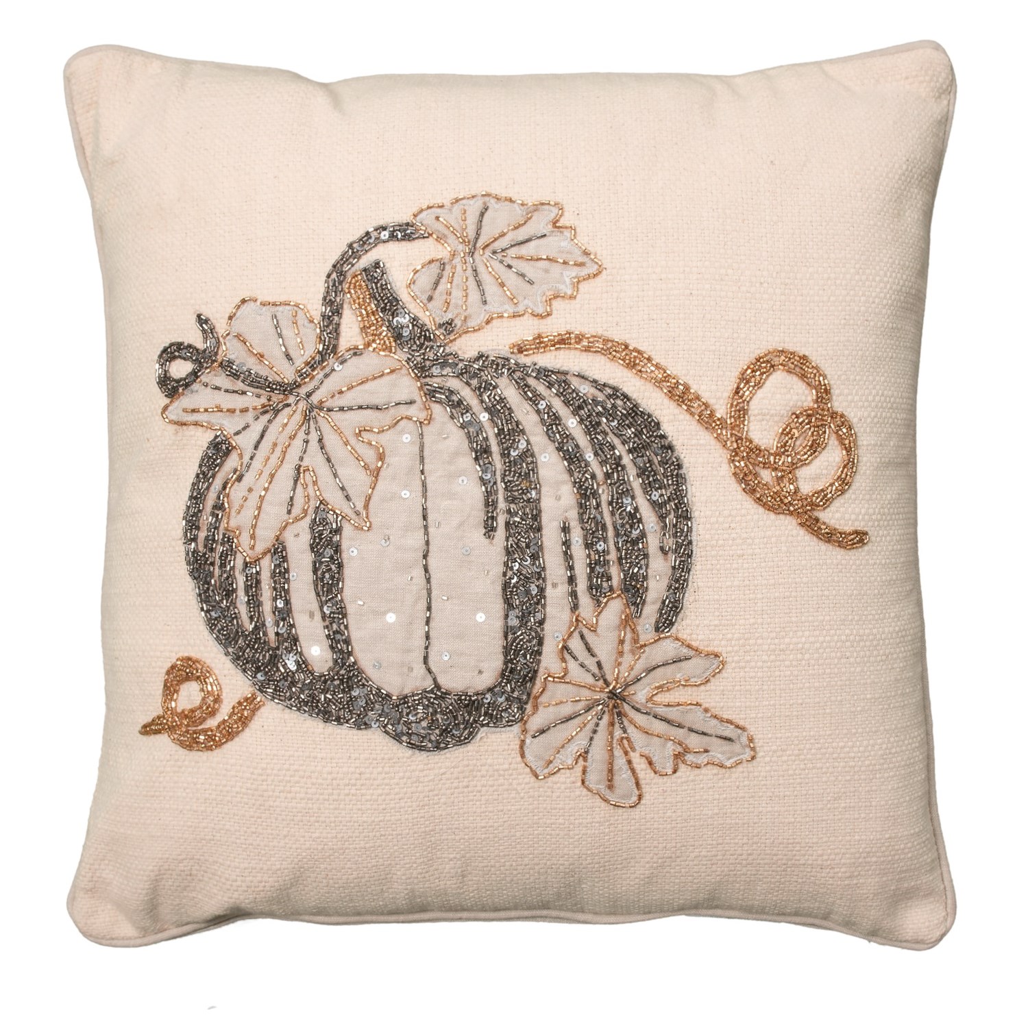 6. Golden Harvest: Pumpkin Pillow