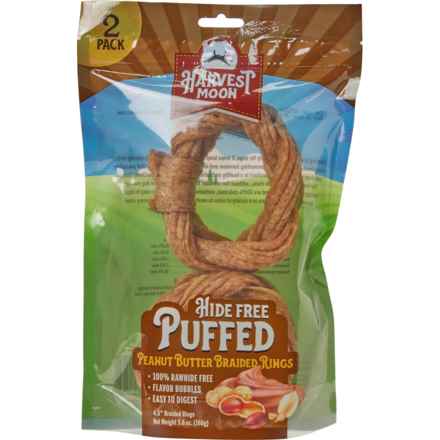Harvest Moon Collagen Donut Dog Chew Treat - 2-Pack in Multi