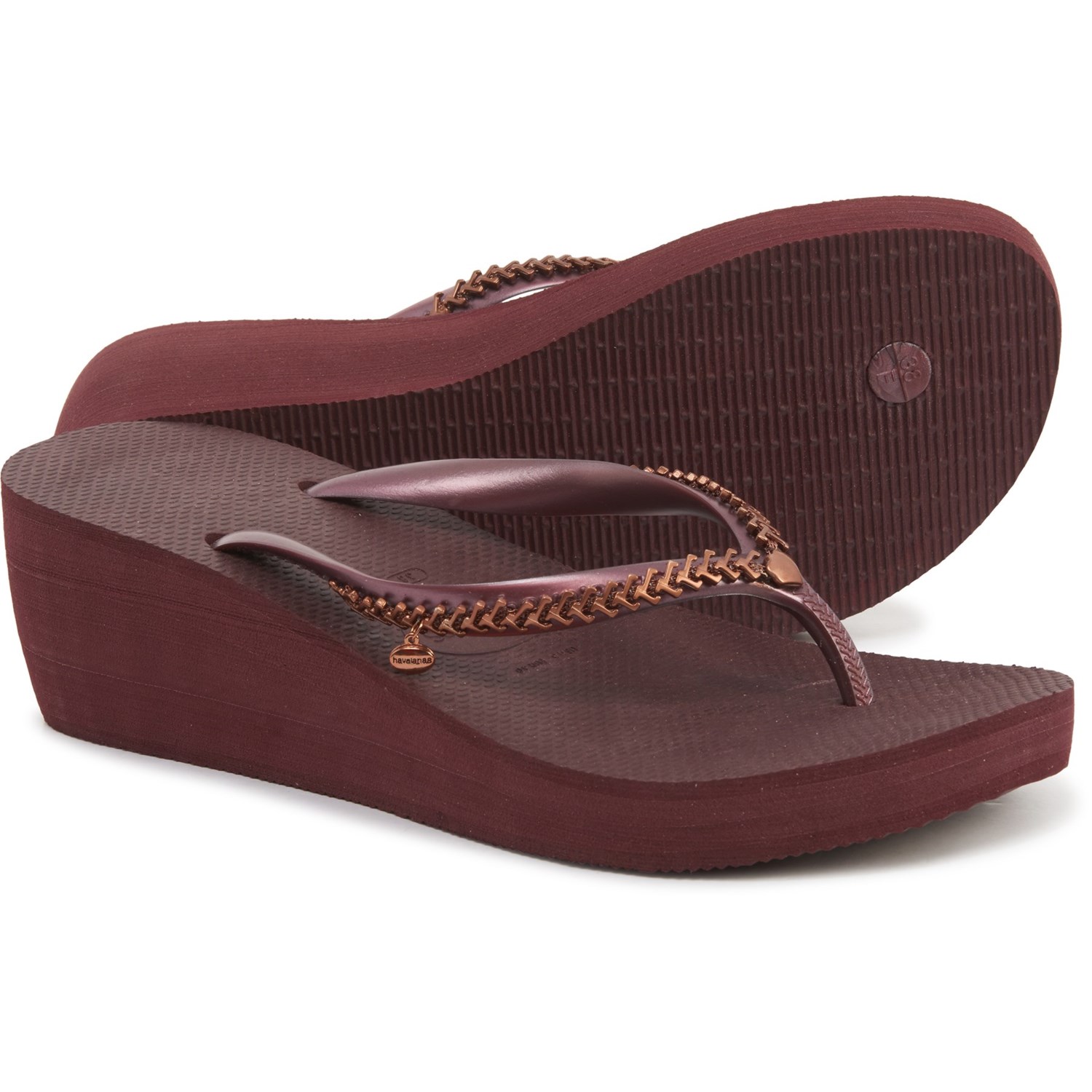 havaianas high wedge