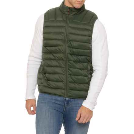 Hawke & Co PrimaLoft® Rail Quilted Packable Vest - Insulated in Dark Forest