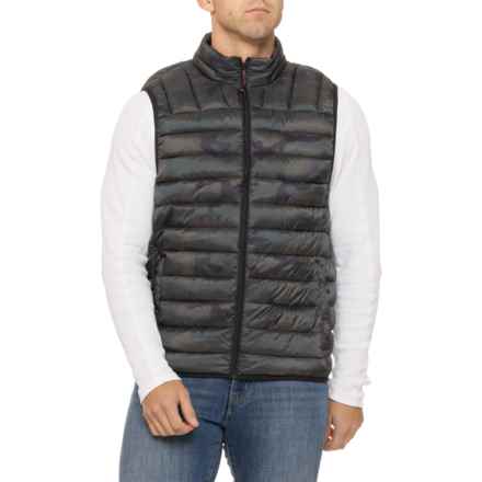 Hawke & Co Rail PrimaLoft® Quilted Packable Vest - Insulated in Woodland Camo