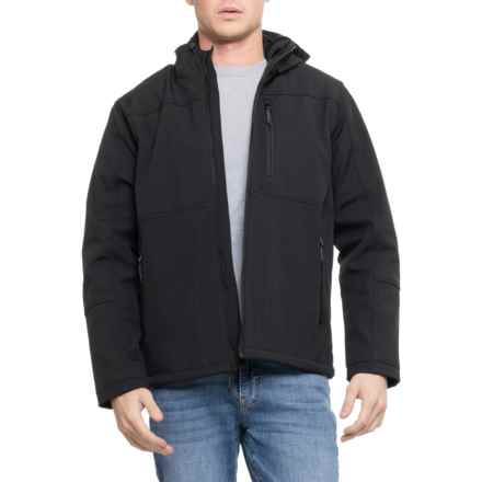 Hawke & Co Sherpa Fleece-Lined Softshell Jacket - Insulated in Black