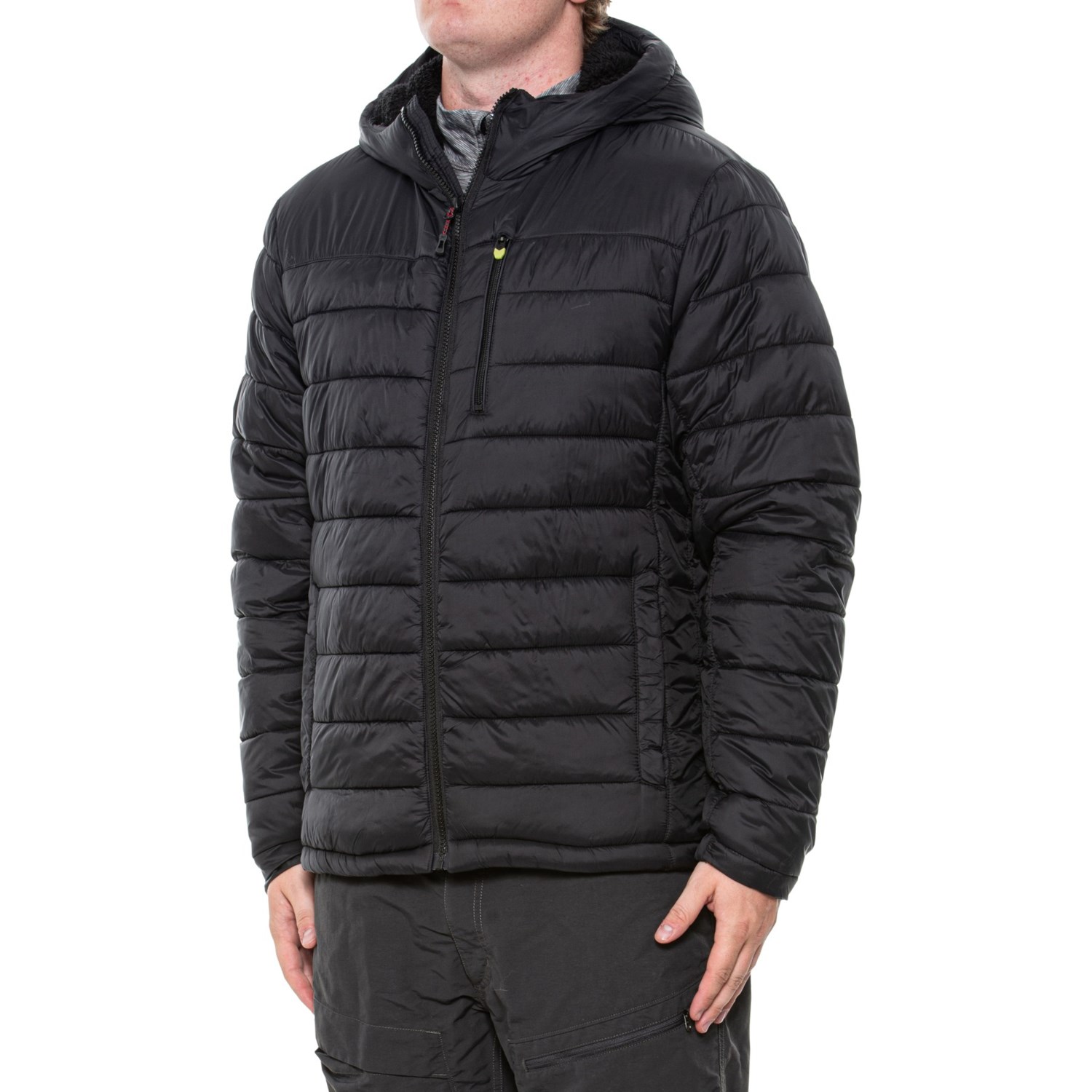Hawke & Co Sherpa-Lined Hooded Puffer Jacket - Insulated - Save 33%
