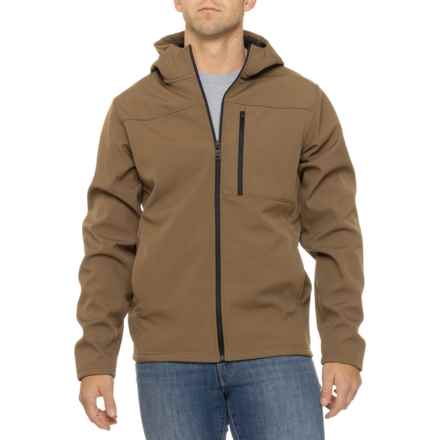 Hawke & Co Softshell Hooded Jacket in Bark