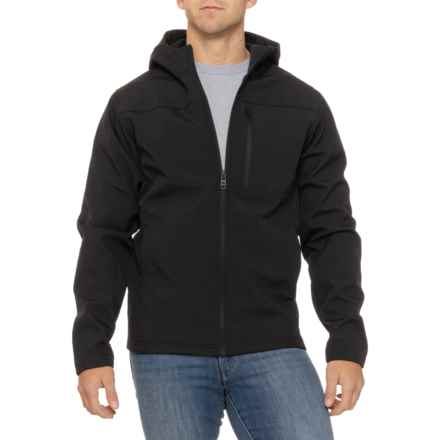 Hawke & Co Softshell Hooded Jacket in Black