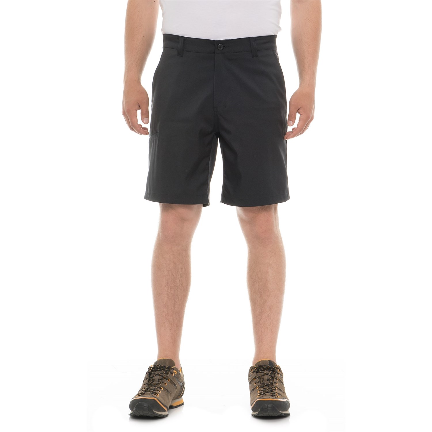 Hawke & Co Solid Midnight Stretch-Woven High-Performance Shorts (For Men)
