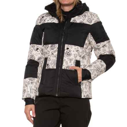 Head Ashley Down Ski Jacket - 750 Fill Power in Ivory Print