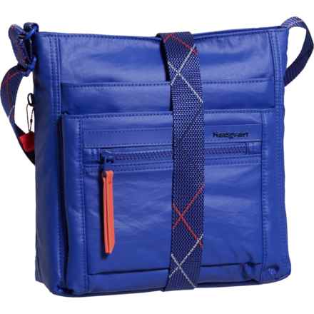 Hedgren Orva RFID Crossover Shoulder Bag - Creased Royal Blue (For Women) in Creased Royal Blue