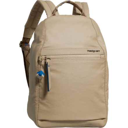 Hedgren Vogue RFID-Blocking Small Backpack - Creased Safari Beige in Creased Safari Beige